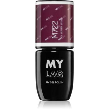 MYLAQ UV Gel Polish gélový lak na nechty odtieň My Warm Wine 5 ml