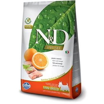 N&D grain free dog adult mini fish & orange 2,5 kg (8010276036452)