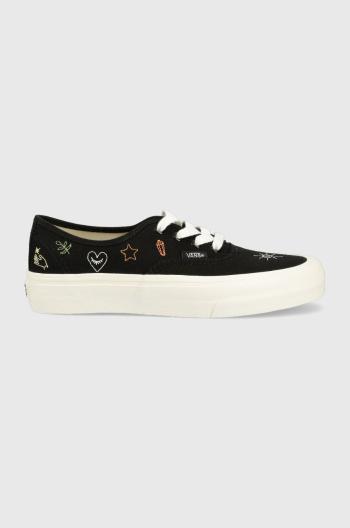 Tenisky Vans Authentic VR3 dámske, čierna farba, VN0005UDBM81