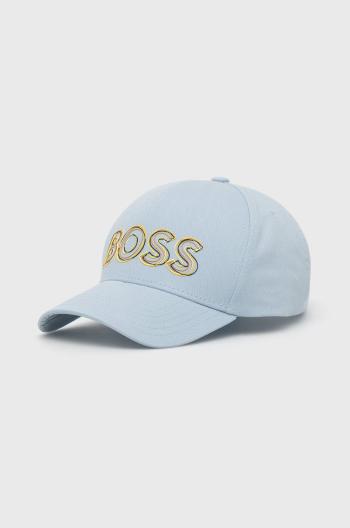 Bavlnená čiapka BOSS Boss Athleisure s potlačou