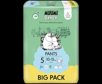 Muumi Baby Nohavičky plienkové jednorázové 5 Maxi+ 10-15kg, 54 ks