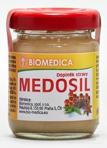 Biomedica MEDOSIL včelí med kvetový pastový