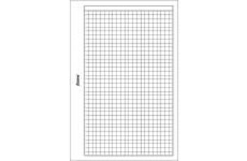 Filofax papier štvorčekový biely, 20 listov - vreckový
