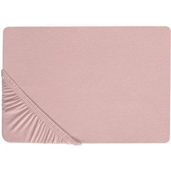 Bavlnená plachta na posteľ ružová HOFUF (BELpro027nad)