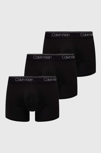 Boxerky Calvin Klein Underwear 3-pak pánske,čierna farba,000NB2569A