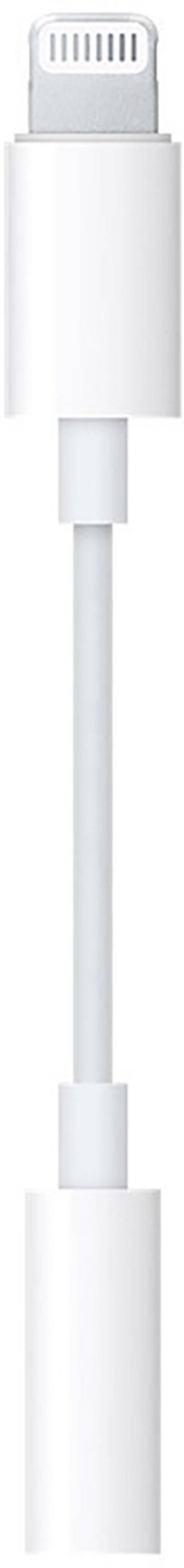 Apple Apple iPad / iPhone / iPod káblový adaptér [1x dokovacia zástrčka Apple Lightning - 1x jack zásuvka 3,5 mm]  biela