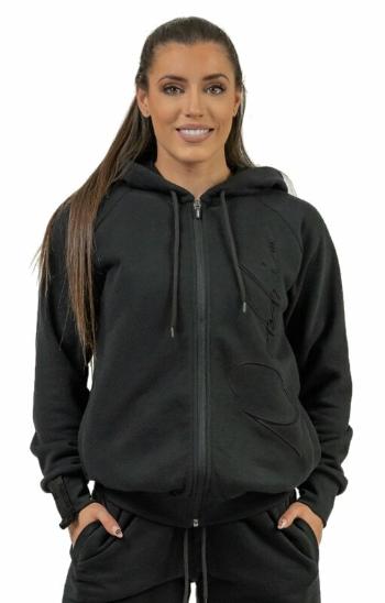 Nebbia Classic Zip-Up Hoodie INTENSE Signature Black XS