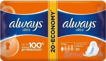 ALWAYS ULTRA NORMAL PLUS-DVOJBALENIE hygienické vložky 20 ks