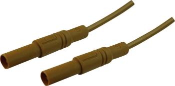 4 mm safety test lead, 2x straight plugs, 2,5 mm², 200 cm