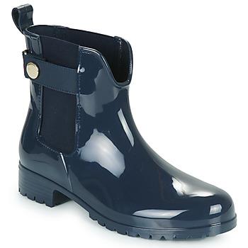 Tommy Hilfiger  Čižmy do dažďa Ankle Rainboot With Metal Detail  Modrá