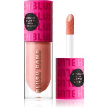 Makeup Revolution Blush Bomb krémová lícenka odtieň Peach Filter 4,6 ml