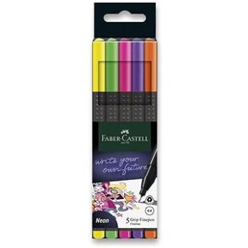 FABER-CASTELL Grip Neon, 5 farieb (4005401516033)