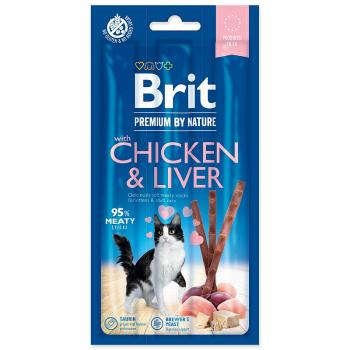 BRIT Premium by Nature Cat Sticks with Chicken & Liver 3 ks