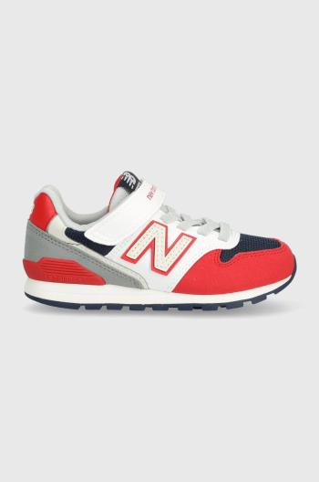 Detské tenisky New Balance YV996XF3 červená farba