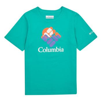 Columbia  Tričká s krátkym rukávom Valley Creek Short Sleeve Graphic Shirt  Modrá