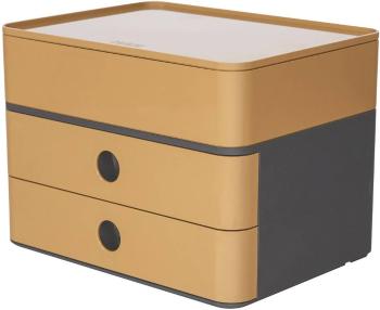 HAN SMART-BOX PLUS ALLISON 1100-83 box so zásuvkami hnedá, čierna, biela  Počet zásuviek: 2