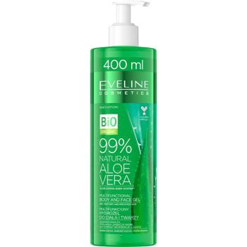 Eveline Cosmetics Bio Organic Natural Aloe Vera hydratačný gel pre suchú a podráždenú pokožku 400 ml