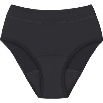 Snuggs Period Underwear Hugger: Extra Heavy Flow Black látkové menštruačné nohavičky na silnú menštruáciu veľkosť L Black 1 ks