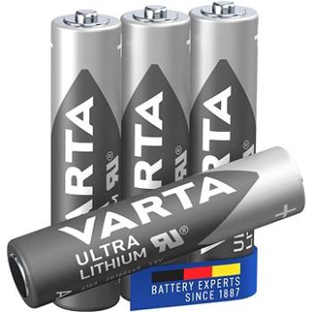 VARTA lítiová batéria Ultra Lithium AAA 4 ks (6103301404)