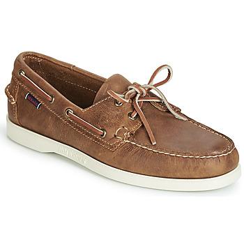 Sebago  Námornícke mokasíny DOCKSIDES PORTLAND CRAZY H  Hnedá