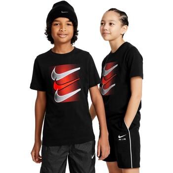Nike  Tričká s krátkym rukávom CAMISETA UNISEX NIOS  SPORTSWEAR DX9525  Čierna