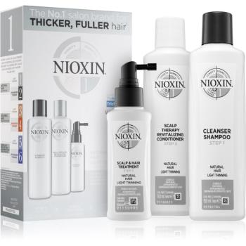 Nioxin System 1 Natural Hair Light Thinning darčeková sada pre lámavé a namáhané vlasy