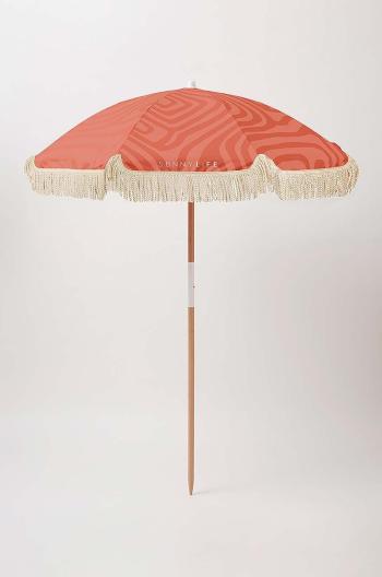 Plážový dáždnik SunnyLife Beach Umbrella Terracotta