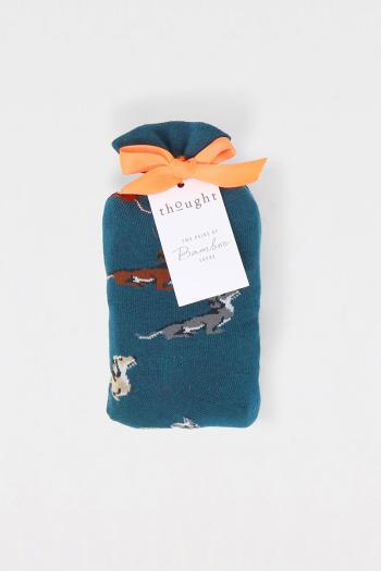 Viacfarebné vzorované ponožky Zelma Dachshund Socks in a Bag - dvojbalenie