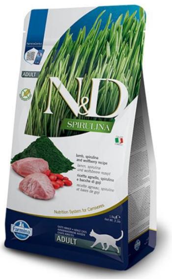 Farmina N&D cat SPIRULINA (GF) adult, lamb granule pre mačky 1,5kg