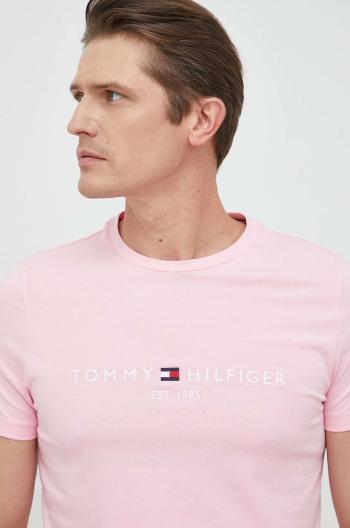 Bavlnené tričko Tommy Hilfiger s nášivkou