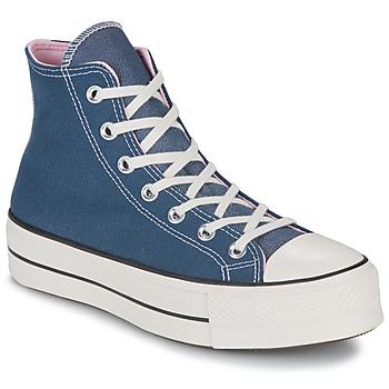 Converse  Členkové tenisky CHUCK TAYLOR ALL STAR LIFT PLATFORM DENIM FASHION HI  Modrá