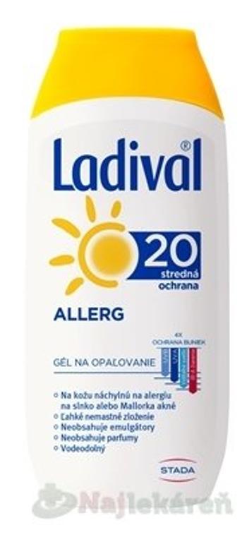 Ladival ALLERG SPF 20 gél na opaľovanie 200 ml