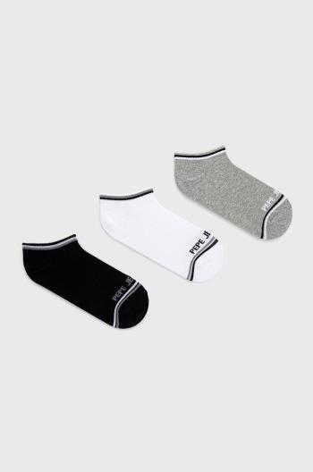 Ponožky Pepe Jeans Presto (3-pak) pánske, čierna farba