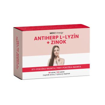 MOVIT ENERGY AntiHerp L-Lyzín + Zinok 30 tabliet