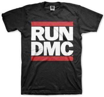 Run DMC Tričko Logo Black L