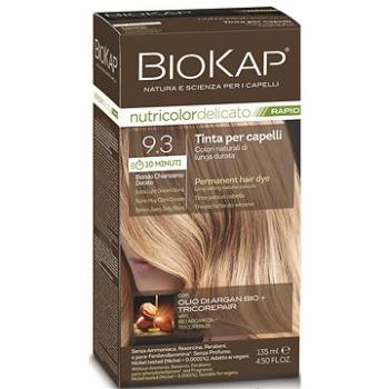 BIOKAP Delicato Rapid Farba na vlasy – 9.3 Svetlá zlatá blond 135 ml (8030243015297)