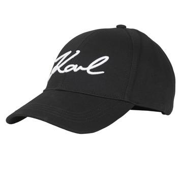 Karl Lagerfeld  Šiltovky K/SIGNATURE CAP  Čierna