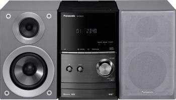 Panasonic SC-PM602EG-S stereo systém Bluetooth, DAB+, CD, UKW, USB,  2 x 20 W strieborná