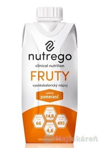 Nutrego FRUTY s príchuťou pomaranč, 12x330ml