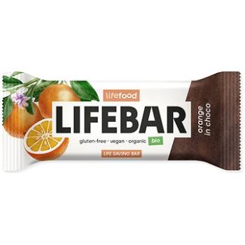 Lifefood Lifebar InChoco Pomarančová RAW BIO 40 g (8595657102464)