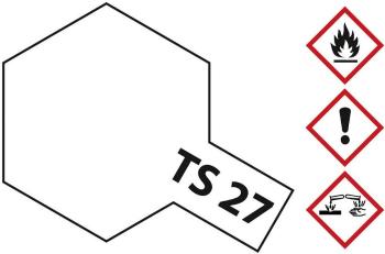 Tamiya akrylová farba biela (matná) TS-27 nádoba so sprejom 100 ml