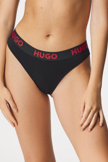 Tangá HUGO Sporty LOGO Black