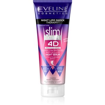 Eveline Cosmetics Slim Extreme superkoncentrované nočné sérum s hrejivým účinkom 250 ml