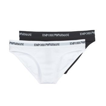 Emporio Armani  Klasické nohavičky CC317-PACK DE 2  Čierna