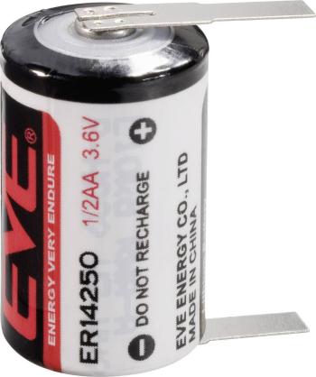EVE ER14250T špeciálny typ batérie 1/2 AA spájkovacia špička v tvare U lítiová 3.6 V 1200 mAh 1 ks
