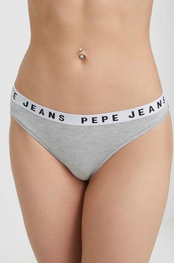 Tangá Pepe Jeans šedá farba