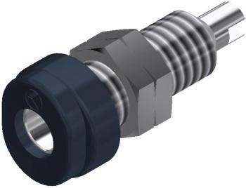 SKS Hirschmann BUG 10 bezpečnostné konektor zásuvka, vstavateľná vertikálna Ø pin: 4 mm čierna 1 ks