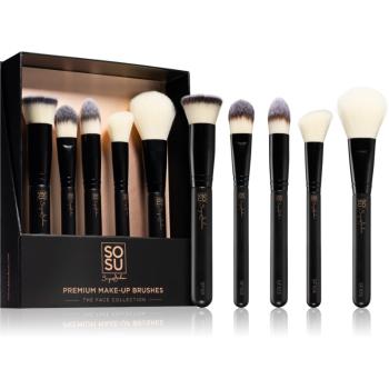 SOSU Cosmetics Premium Brushes The Face Collection sada štetcov pre perfektný vzhľad 5 ks