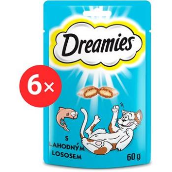 Dreamies maškrty losos pre mačky 6 × 60 g (5998749130926)