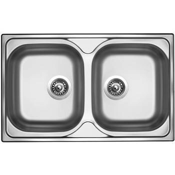 SINKS CLASSIC 800 DUO V 0,6 mm matný (STSCLM80050026V)